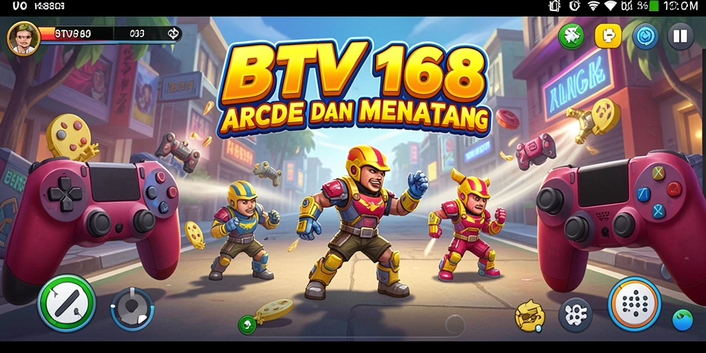 Screenshot gameplay BTV168 menampilkan aksi seru dalam permainan Arcade.