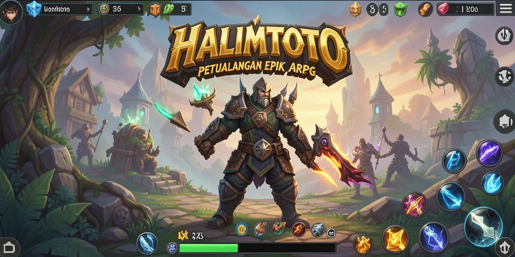 Tampilan screenshot gameplay yang menakjubkan di HALIMTOTO.