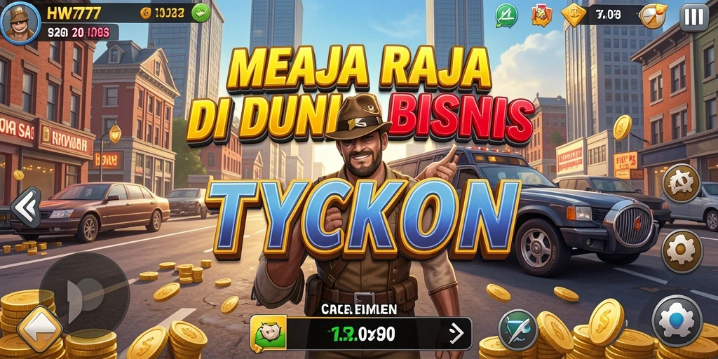 Tampilan gameplay HW777 yang seru dan menantang di dunia Tycoon.