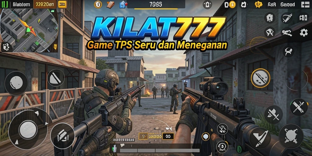Tangkapan layar dari gameplay menegangkan KILAT777