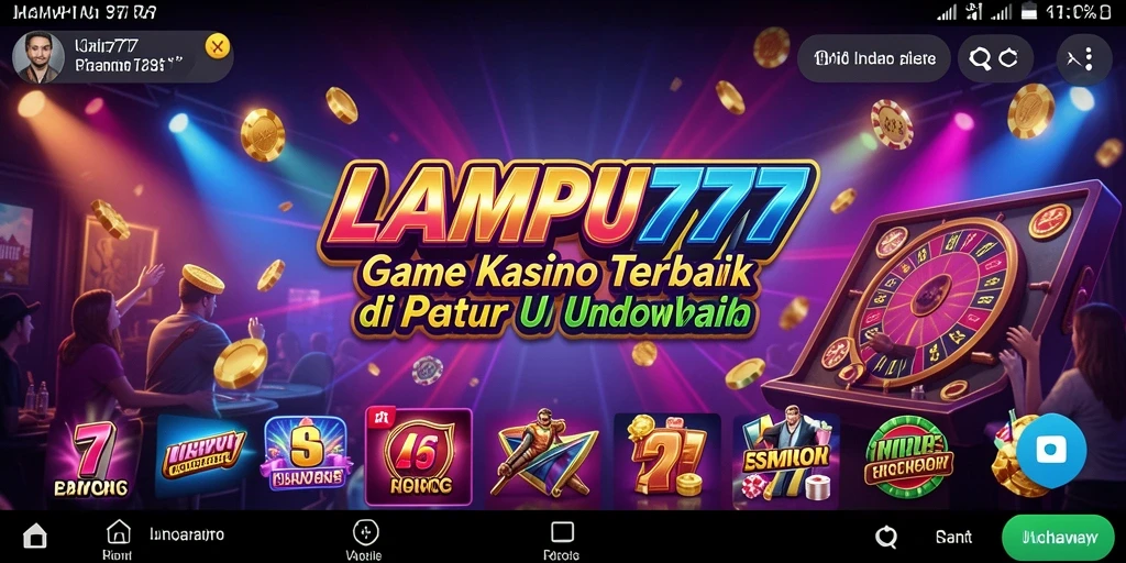 Tampilan gameplay seru dari LAMPU777 untuk pengalaman Kasino.