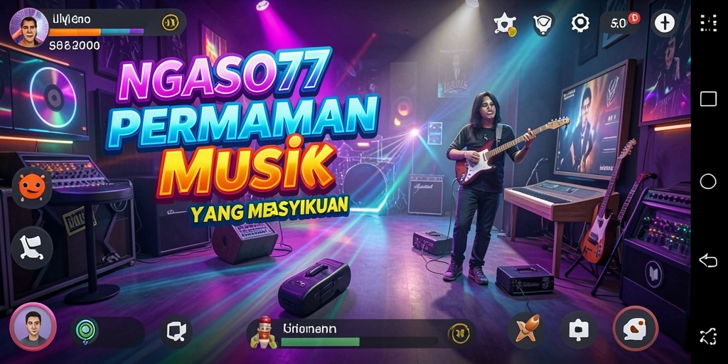 Tampilan gameplay NGASO77 yang penuh warna dan dinamis.