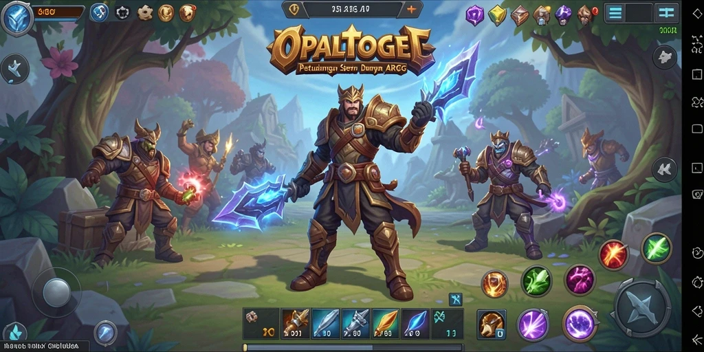 Tampilan gameplay seru dan mendebarkan dari OPALTOGEL.