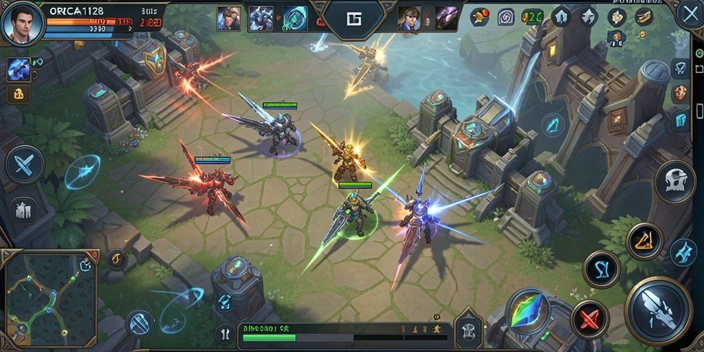 Tampilan gameplay ORCA128 yang menarik dan penuh aksi.