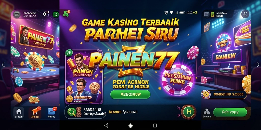 Tampilan gameplay menarik dari PANEN77 dengan berbagai pilihan permainan Kasino.