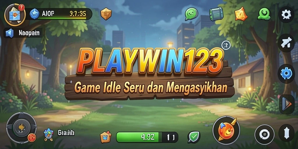 Tampilan gameplay seru dari PLAYWIN123 dengan mekanisme Idle.