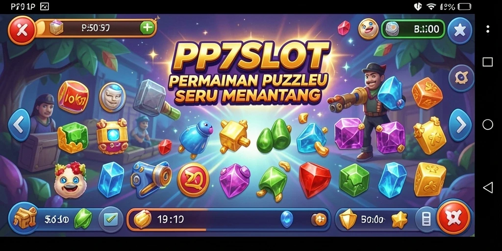 Tampilan gameplay PP7SLOT yang penuh warna dan menantang.