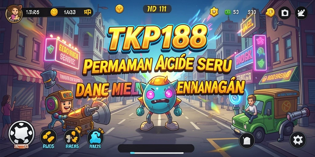 Tampilan gameplay seru di TKP188 dengan tantangan Arcade.
